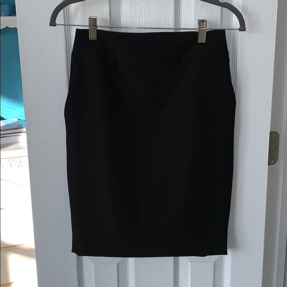 Sleek Black Pencil Skirt